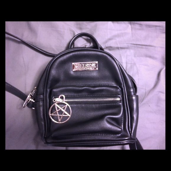 mini goth backpack